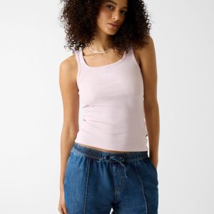 Embroidered star tank top