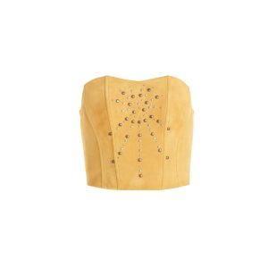 Lace-Up Bustier Top