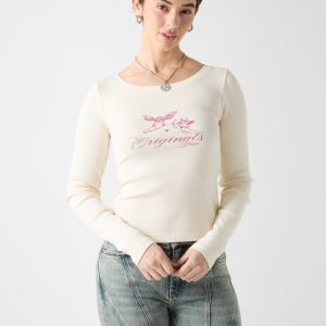 GUESS Originals Eco Boatneck Top