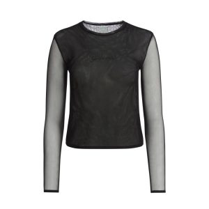 mesh long-sleeve tee