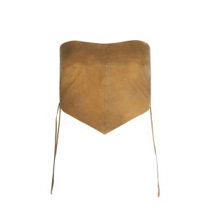 washed suede bandeau