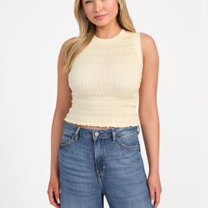 Eco Claire Smocked Tank Top