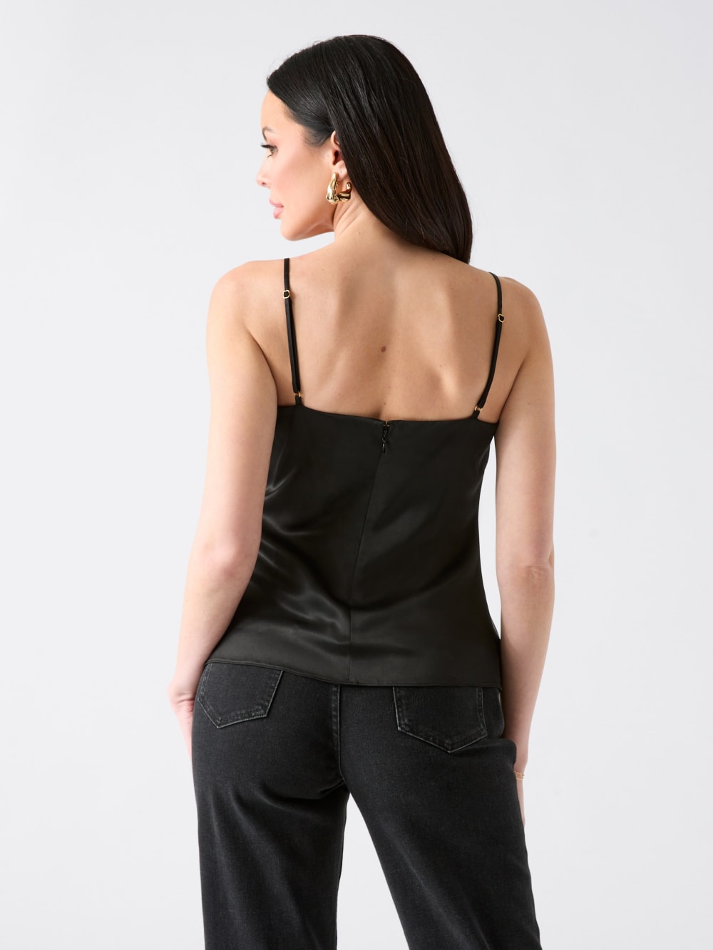 Aretha Satin Twisted Top - Image 4