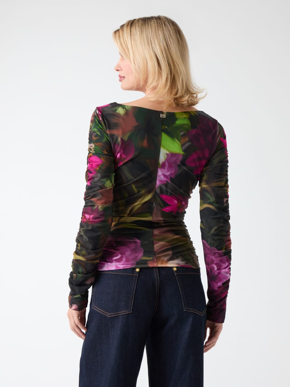 Sandy Printed Gathered Top - Image 4