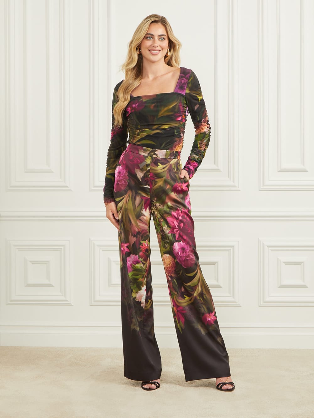 Sandy Printed Gathered Top - Image 5