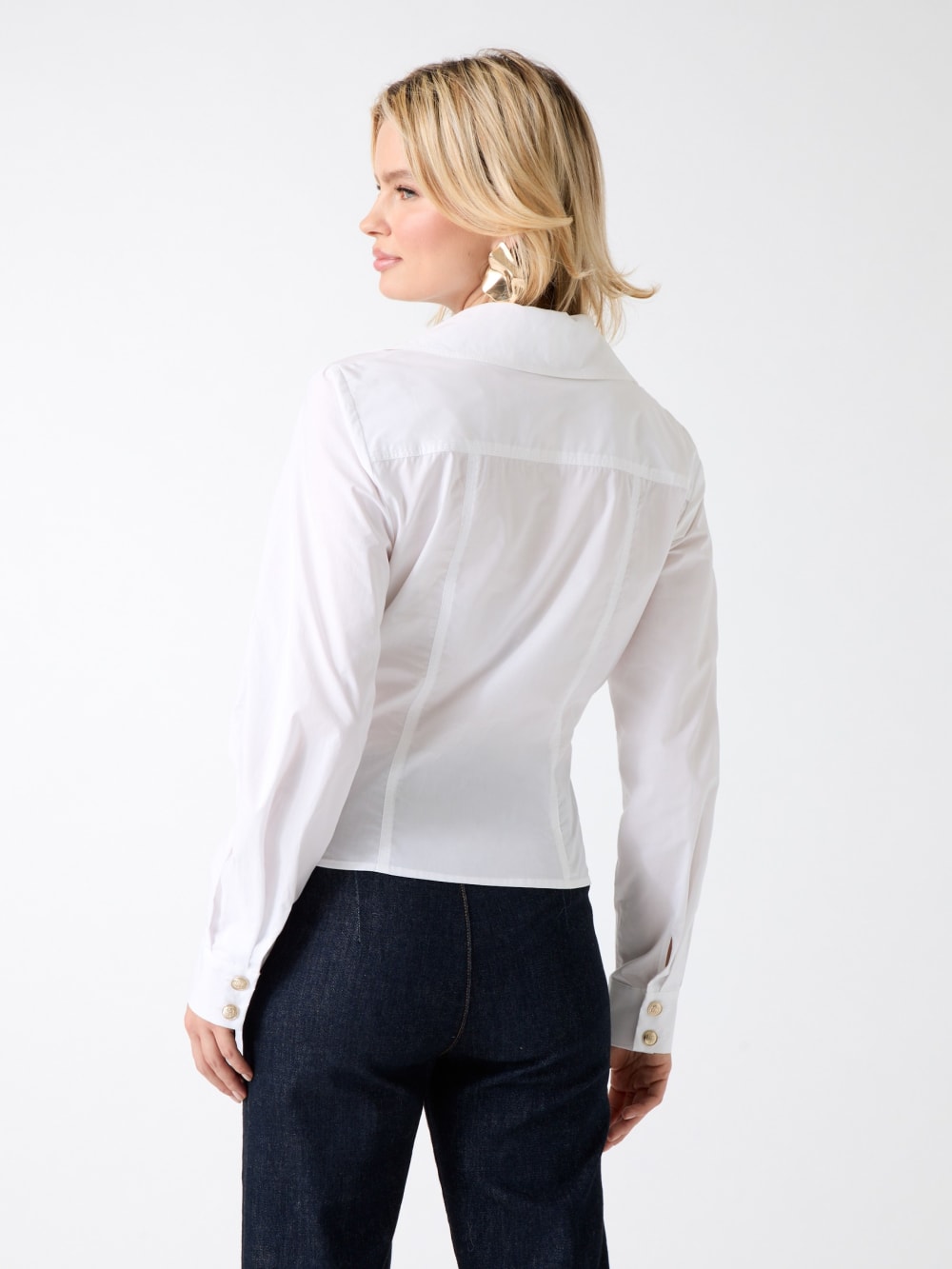 Corinne Poplin Blouse - Image 7