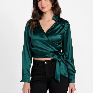 Marina Satin Tie Top