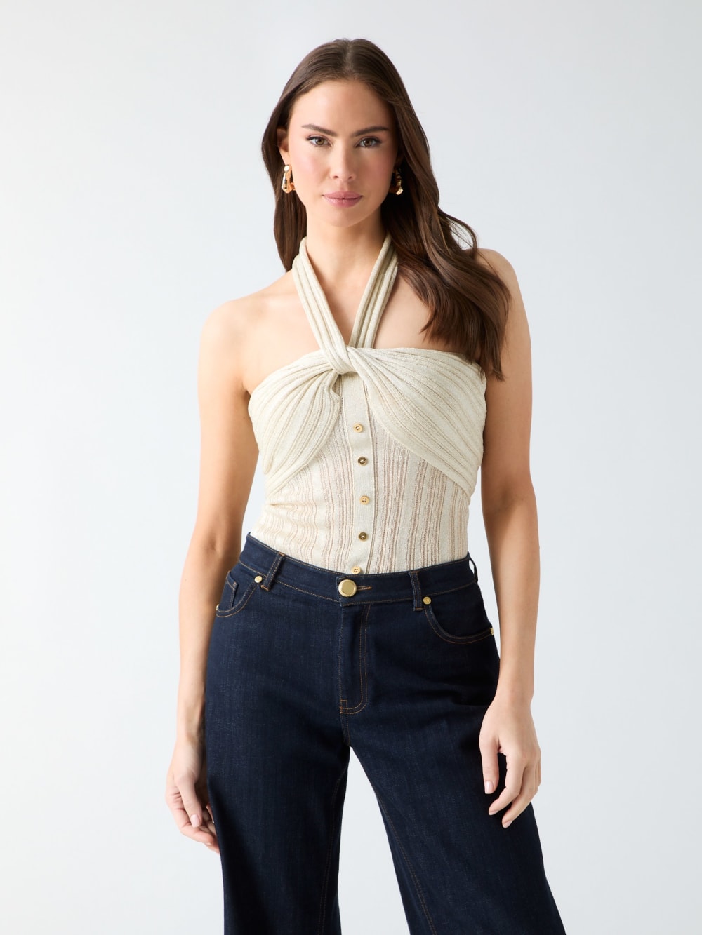 Gia Lurex Sweater Top