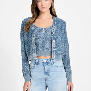 Textured cardigan