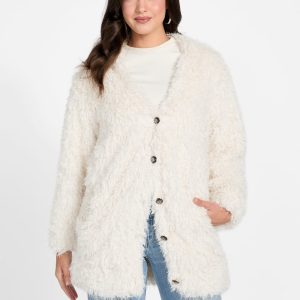 Rose Faux-Fur Jacket