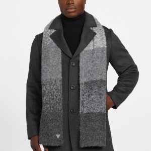 Trey Marled Striped Scarf