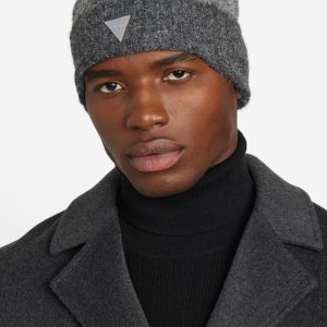 Trey Marled Striped Beanie