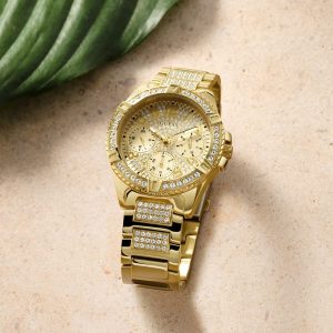 Gold-Tone Multifunction Watch