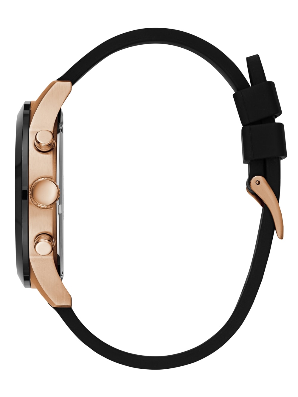 Black and Rose Gold-Tone Multifunction Watch - Image 4