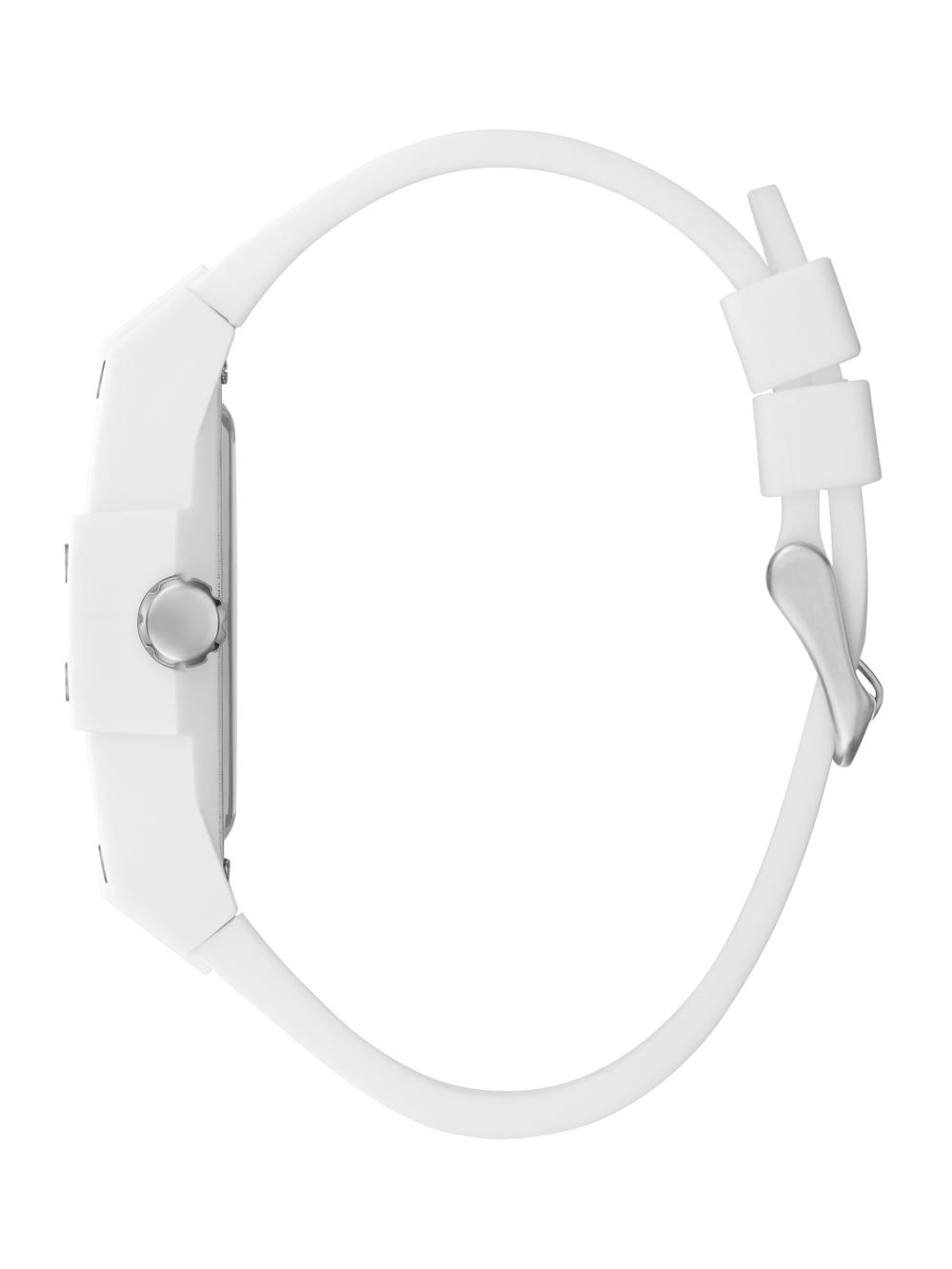 White Silicone Multifunction Watch - Image 2