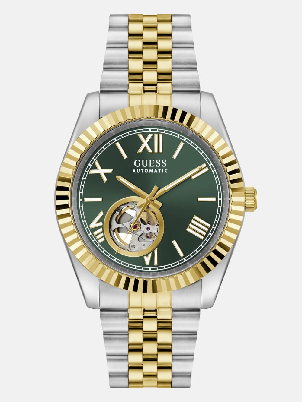 Two-Tone Analog Watch