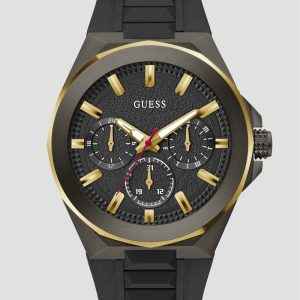 Gunmetal and Gold-Tone Multifunction Watch