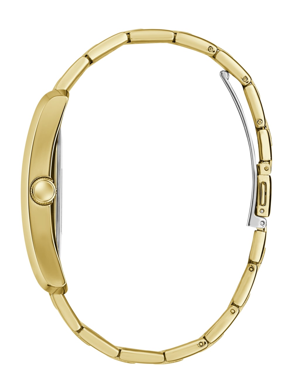 Gold-Tone and Black Square Analog Watch - Image 2