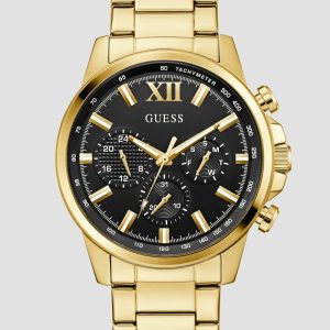 Gold-Tone Multifunction Watch