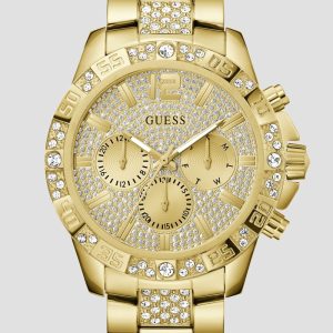 Gold-Tone Chronograph Watch