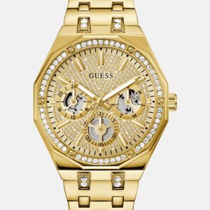 Gold-Tone Multifunction Watch