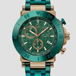 Green Chronograph Watch