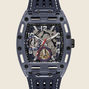 Navy Exposed Dial Multifunction Watch