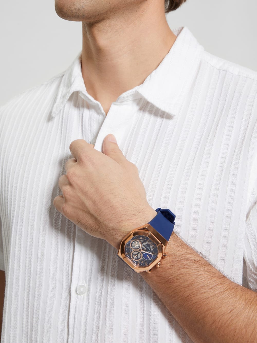 Rose Gold-Tone Chronograph Watch - Image 2