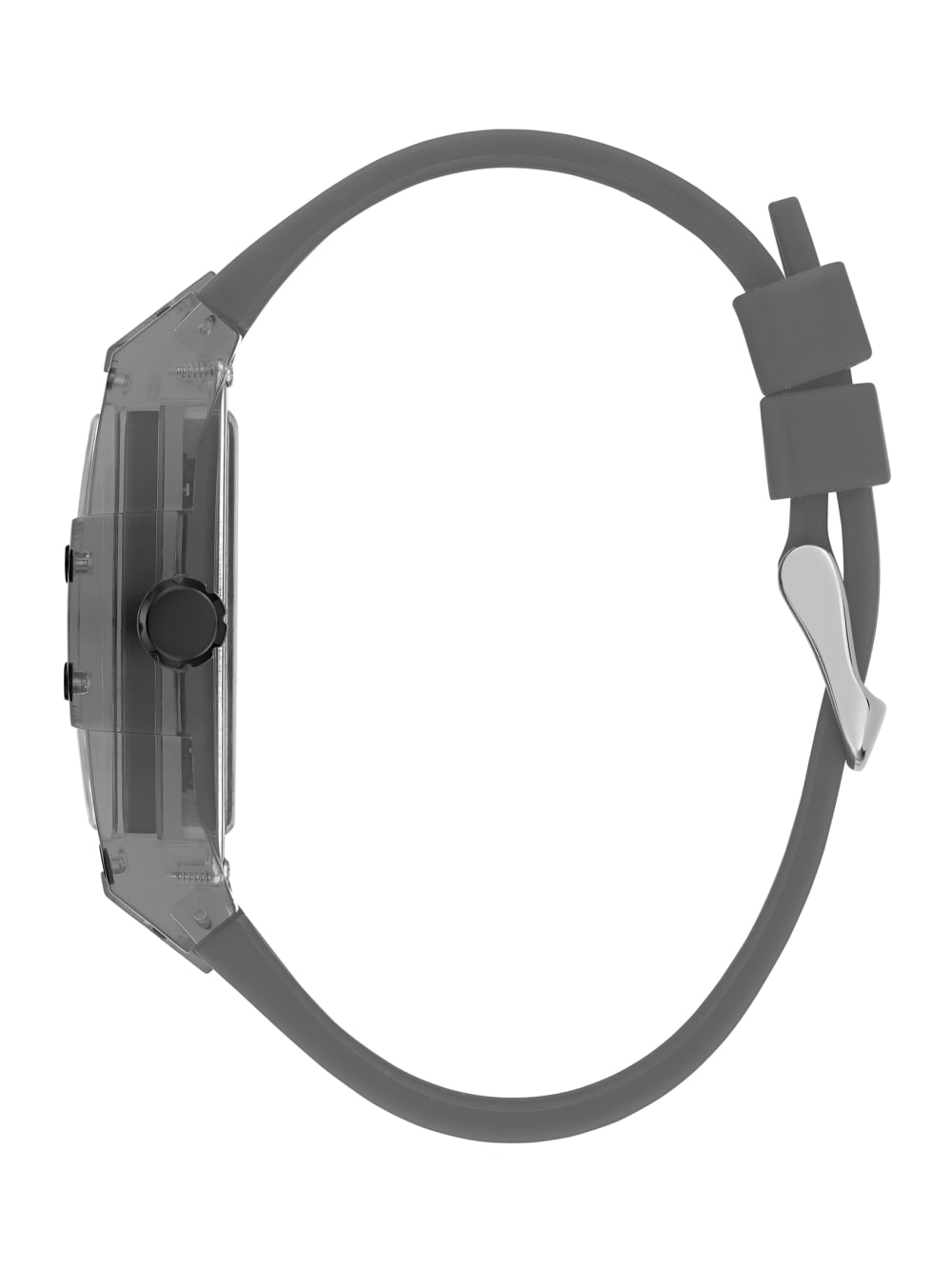 Gray Plastic and Silicone Multifunction Watch - Image 2