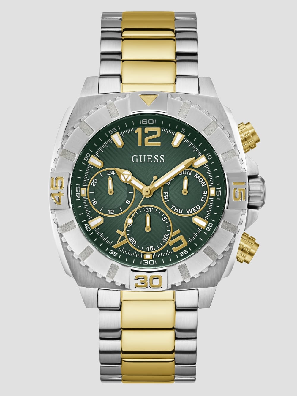 Two-Tone Green Multifunction Watch - Image 2
