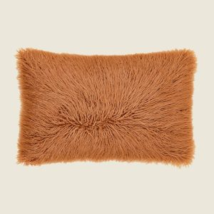 Helma Rectangular Faux-Fur Pillow