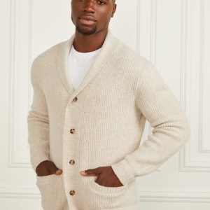 Wool-Blend Cardigan Sweater