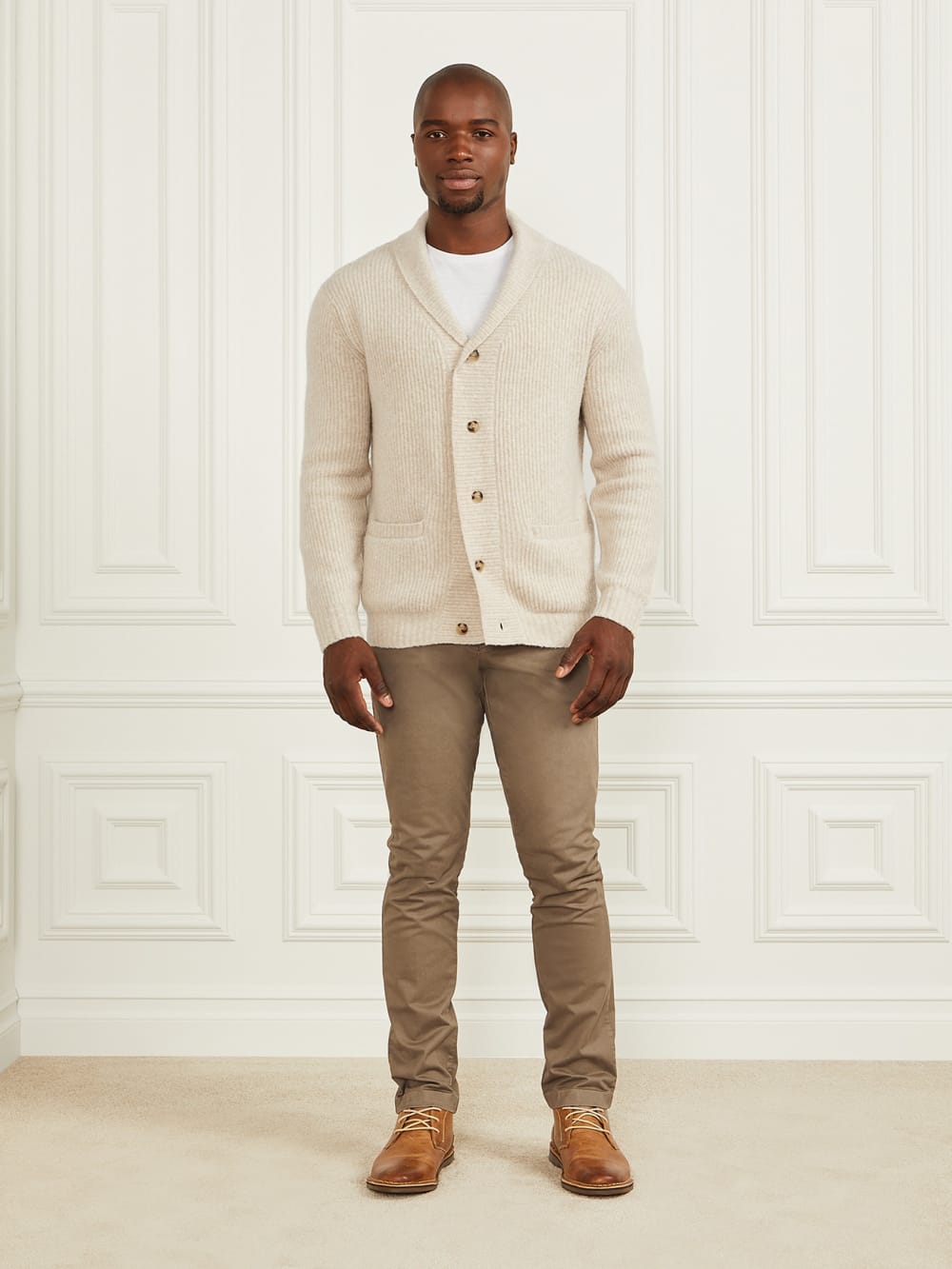 Wool-Blend Cardigan Sweater - Image 2