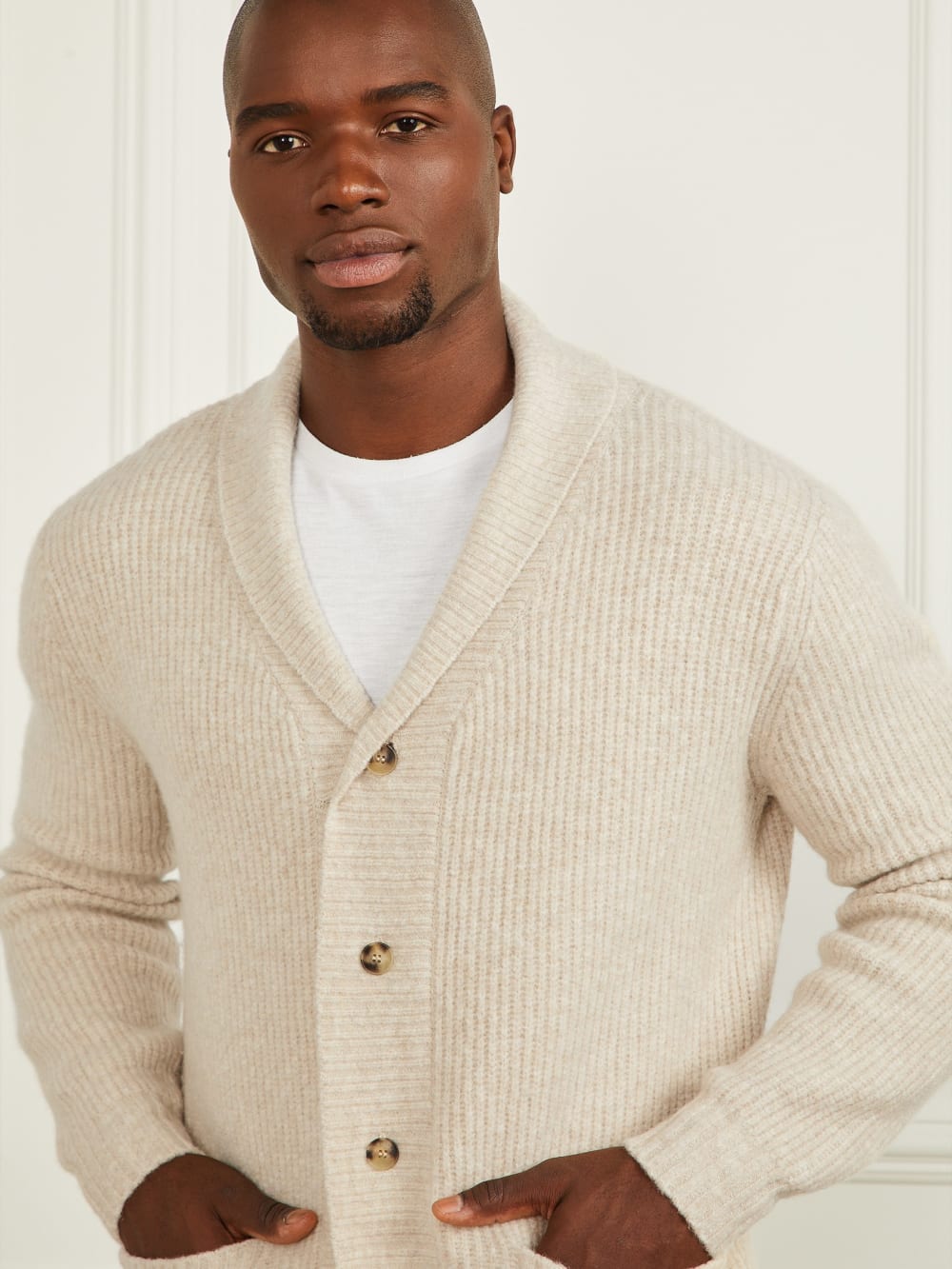 Wool-Blend Cardigan Sweater - Image 4