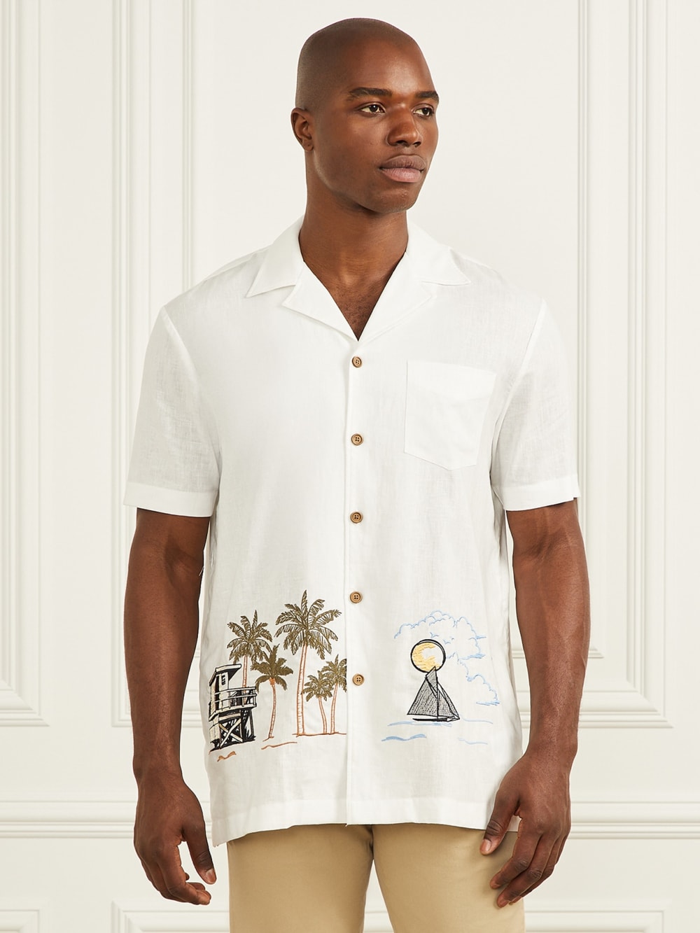 Eco Billy Embroidered Bowling Shirt