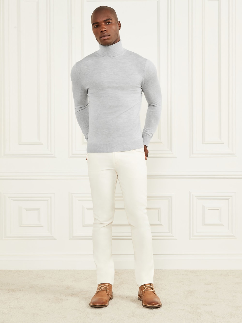 Merino Wool Turtleneck Sweater - Image 2