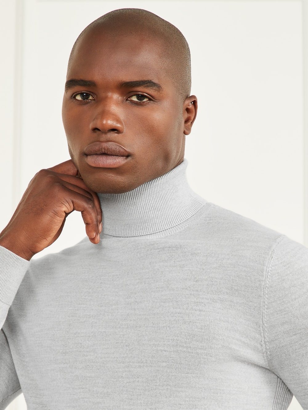Merino Wool Turtleneck Sweater - Image 3
