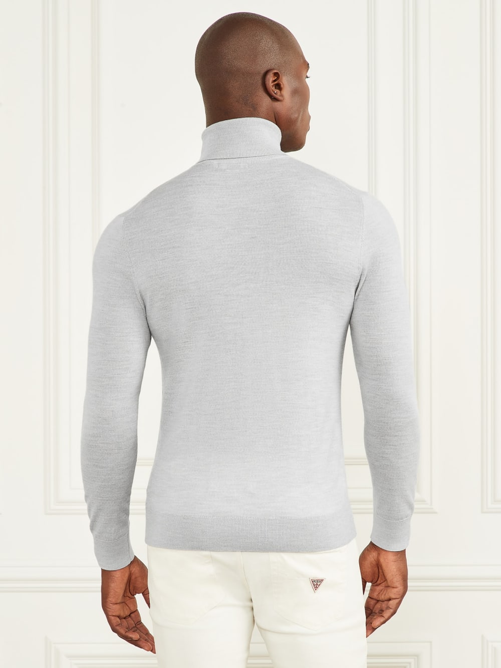 Merino Wool Turtleneck Sweater - Image 4
