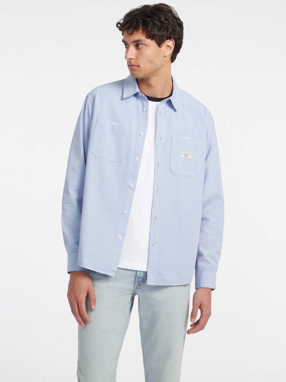 Long-Sleeve Pocket Shirt