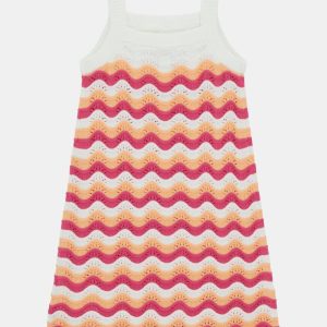 Crocheted mini dress