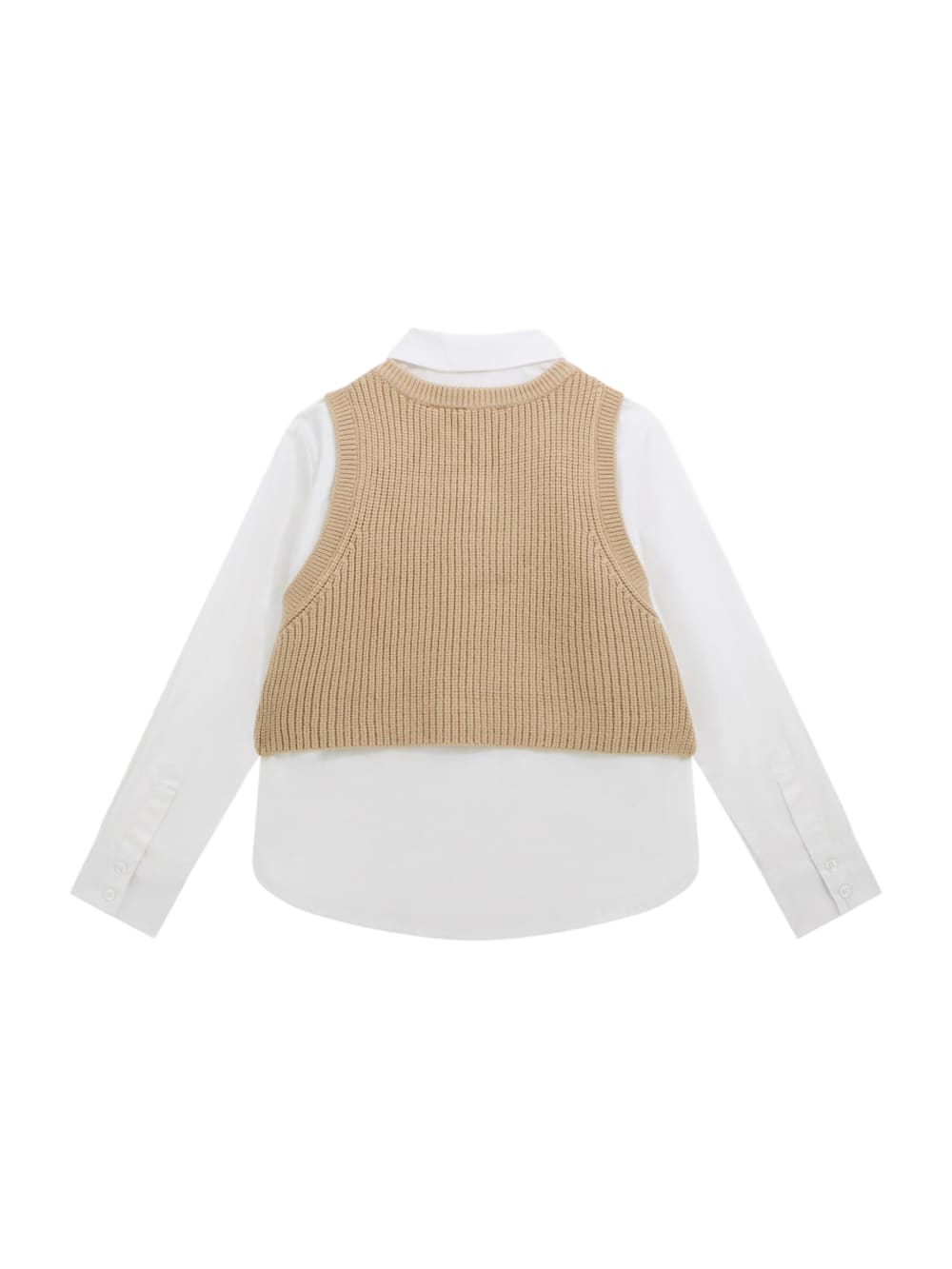 Poplin shirt with vest - Image 2