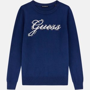 Rhinestones logo sweater
