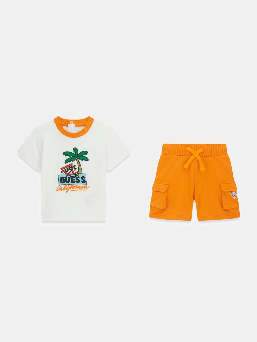 T-shirt and cargo shorts set