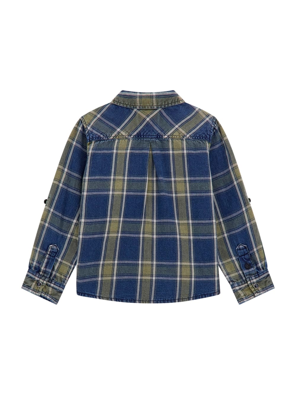 Plaid Twill Long-Sleeve Shirt (3M-7) - Image 2