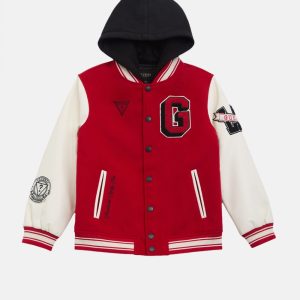 Lark Hooded Varsity Jacket (7-16)