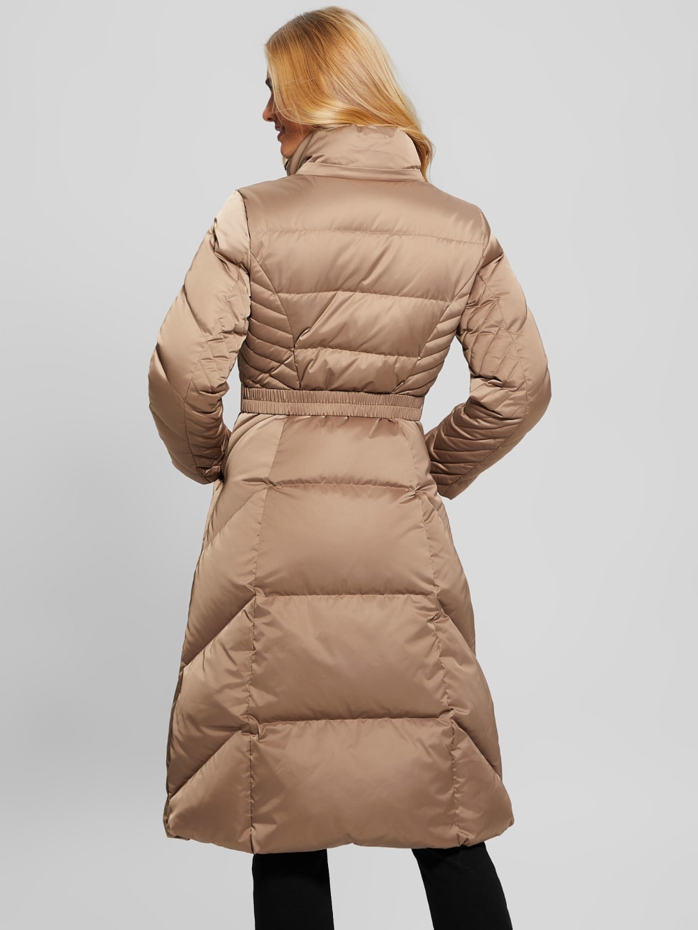 Olga Genuine Down Longline Jacket - Image 6