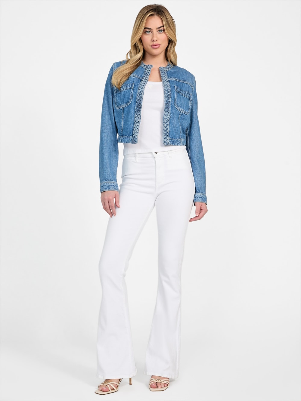 Eco Featherweight Juliana Braided Denim Jacket - Image 2