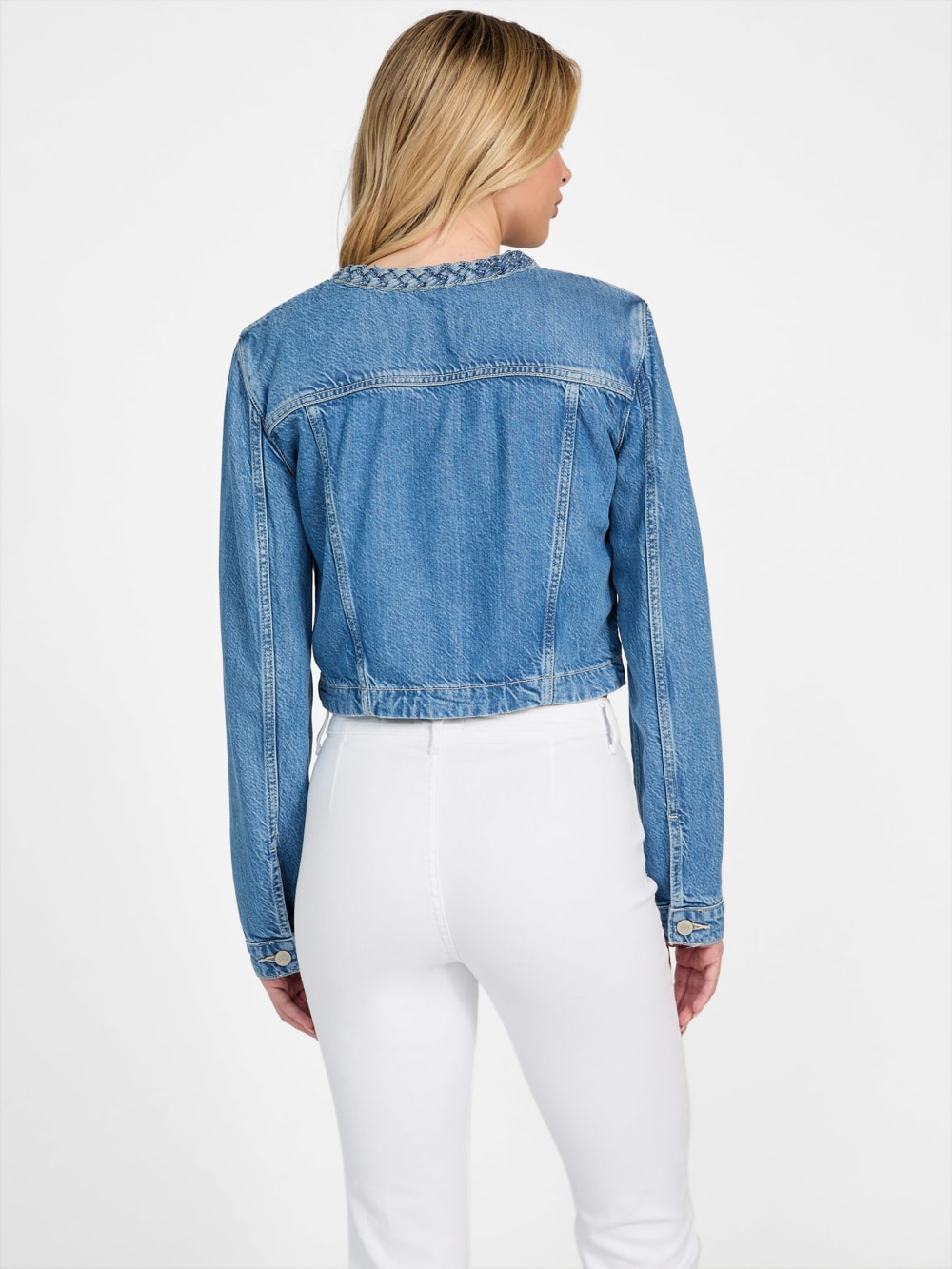 Eco Featherweight Juliana Braided Denim Jacket - Image 4