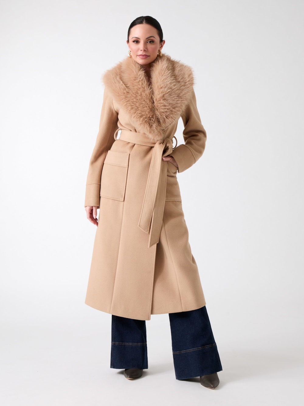 Charlize Wool-Blend Coat