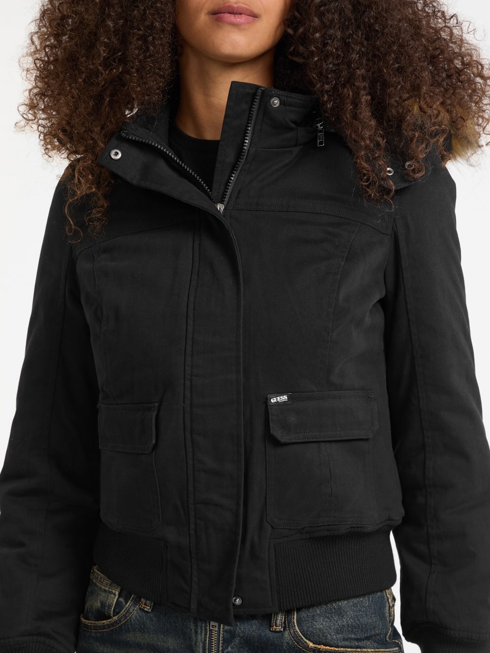 GUESS Originals Eco Faux-Fur Hooded Parka - Image 3